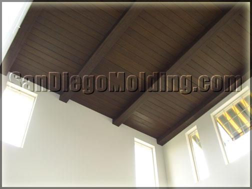 faux wood beams